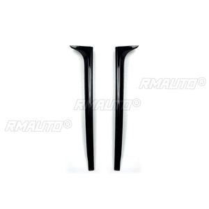 2PCS Rear Window Side Spoilers Glossy Canard Canards <b>Splitter</b> For VW for Polo MK5 2011-2017/ MK6 2018+ Car Styling Gloss Black - Product Image 2