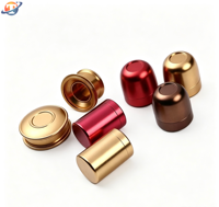 Pièces en aluminium usinées CNC sur mesure, anodisées or, rouge bronze, composants métalliques usinés avec précision OEM