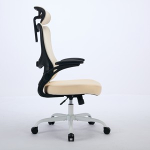 Eco Beauty moderna Executive sedia da ufficio girevole con altezza regolabile in tessuto resistente confortevole <span class=keywords><strong>per</strong></span> alleviare il dolore lombare - Product Image 5