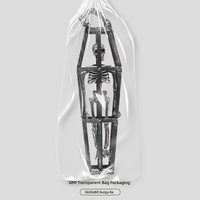 Accessoires d'Halloween Décorations de maison hantée Chaînes fantômes suspendues d'intérieur Pendentifs crânes effrayants pour farces