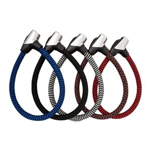 साइकिल लॉक पतला सांप पैटर्न बुना हुआ कपड़ा कवर माउंटेन बाइक स्टील केबल लॉक साइकलिंग एक्सेसरीज बाइक लॉकिंग उपकरण - Product Image 1