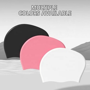 Bonnet de bain en silicone personnalisé et confortable avec service de découpe, imperméable et antidérapant, pour la protection des cheveux longs des adultes - Product Image 5