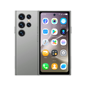 Compacto 4,0 Pulgadas Android Mini Smartphone Dual SIM 3G Móvil con HD Desbloqueo Facial Soporta Inglés Español Francés Alemán