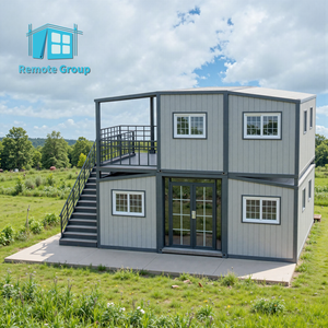 בית מכולות מודולרי נייד דו קומתי, בית טרומי מודרני, בית מכולות מתפרק, מלון יוקרה, 2-3 חדרי שינה, וילה 20-40 רגל. - Product Image 6