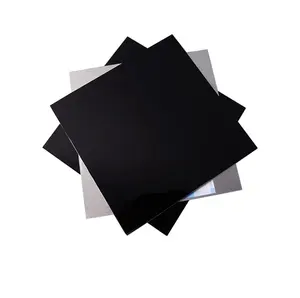 Оптовая Продажа Черный цвет pvdf алюминиевые композитные панели потолочные 2 мм 3 мм 4 мм 5 мм 6 мм кровельная пластина