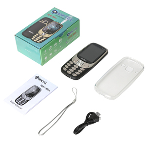 โทรศัพท์มือถือแบบปุ่มกด ตัวเรือนโลหะคุณภาพสูง หน้าจอ 2.4 นิ้ว รองรับ 2G GSM สองซิม ดีไซน์คล้ายกับ Nokia <span class=keywords><strong>3310</strong></span> - Product Image 5