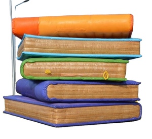 Modèle de ballon de livre gonflable géant personnalisé annonçant des objets gonflables avec un design unique - Product Image 1