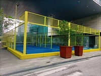 Terrain de padel panoramique 10M*20M, très demandé en Chine