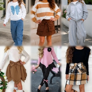 <b>Girls</b> <b>Dresses</b> Bales Wholesale Children Clothing Bulk Lot Assorted Kids Apparel <b>Winter</b> Overstock Surplus - Product Image 5