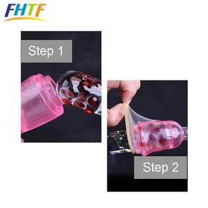 Wiederverwendbare Kondome für Männer, Eichelvergrößerung, Penis-Hülle zur Verlängerung, Vorhaut-Cockring - Product Image 4