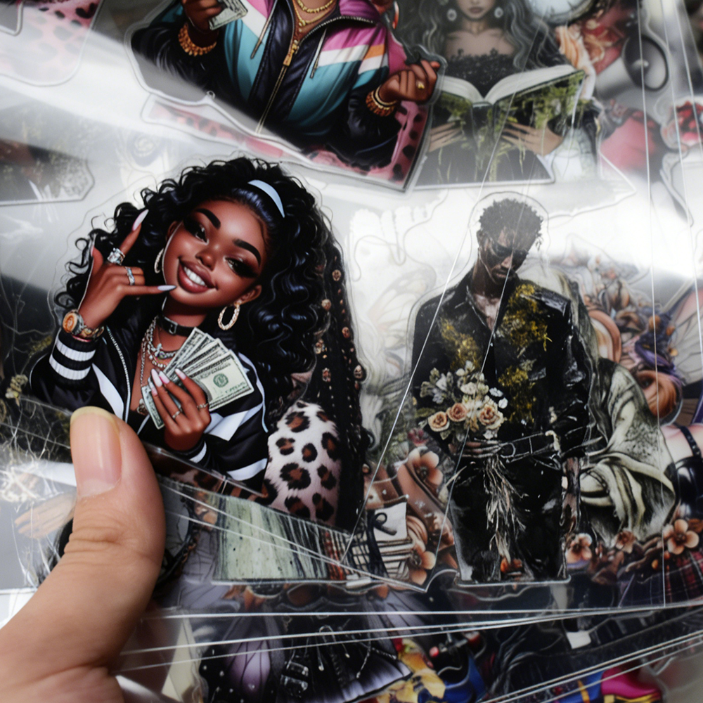 20 pages of Clear PET sticker