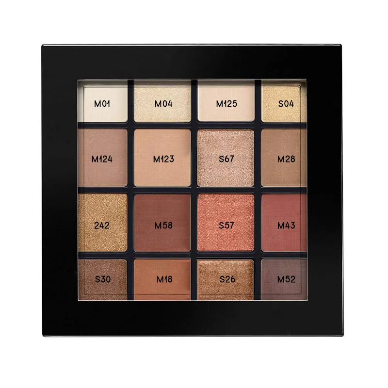 Palette de Fard a paupieres pailletees en GRO logo, a paupiere lumineux maquillage Ensemble, Palette di ombretti per Occhi