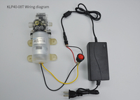 Zwo Kamoer-mini filtres à eau 12 volts, KLP40, usine chinoise, moteur RO, pompe à diaphragme auto-amortissant