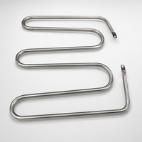 Élément chauffant OEM pour gaufrier 220V 900W SS201, résistance tubulaire serpentine carrée de 6,6 mm pour remplacement de machine à gaufres 25 trous