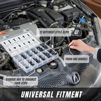 240 pièces de clips de pare-chocs, clips de voiture, rivets en plastique, attaches, kit de retenue à pression, tailles les plus populaires, ensemble de rivets à pression pour automobile