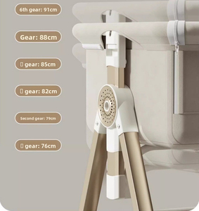 Cuna Portátil Multifuncional para Bebé - Cuna Plegable para Recién Nacido, Convertible en Cama Grande con Marco de Metal para el Hogar y el Hospital - Product Image 5