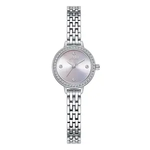 Elegantie Dames Roestvrij Stalen Band Armband Horloge Hoge Kwaliteit Armband Meisjes Hand Polshorloge Branded Horloge Dames