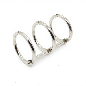 YIWANG Clips de metal de varios tamaños Carpeta de 3 anillos para calendario DIY Notebook - Product Image 1