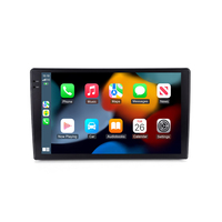 8 core Android 14 8+256 9/10'' Stereo Mobil Wireless Carplay BT FM Layar Sentuh QLED Pemutar DVD Mobil Radio