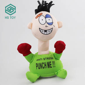 HS Boneco de Pelúcia Interativo Engraçado Que Grita Para Alívio de Estresse com Ventosa <span class=keywords><strong>Punch</strong></span> Me - Product Image 2