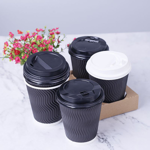 Disposable Corrugated Paper Cup <strong>Holder</strong> for Coffee Tea Cola <strong>Drinking</strong> Carrier - Product Image 4