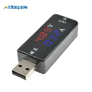 USB Tester LED Digital USB voltmetro amperometro caricatore di ricarica Doctor Tetser 12V misuratore di corrente di tensione Volt Detector Tools