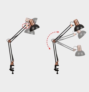 <span class=keywords><strong>Lampe</strong></span> à ongles professionnelle en métal à bras long avec <span class=keywords><strong>pince</strong></span>, <span class=keywords><strong>lampe</strong></span> de lecture LED pliable, <span class=keywords><strong>lampe</strong></span> de bureau flexible - Product Image 4