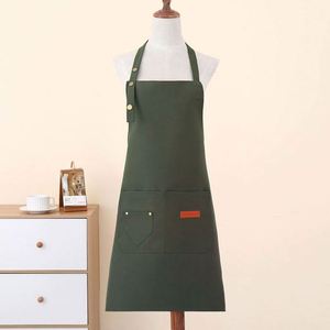 Échantillon Gratuit - Tabliers de Chef Professionnels Personnalisables en Toile Lavable de Haute Qualité, Multi-Poches, Ajustables pour la Cuisine (Vente en Gros) - Product Image 3