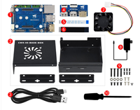 Mini carte mère A/B/C pour Raspberry Pi Compute Module 4 (CM4) Linux