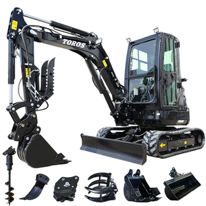 Envío Gratis Mini Excavadora con Motor Kubota EPA, Nueva Excavadora de Orugas, Retroexcavadora de 2 y 3.5 Toneladas, Excavadoras Pequeñas de Alta Calidad con Sistema Hidráulico - Product Image 1
