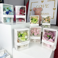 Bouquet de fleurs de savon artisanales Tanabata, roses éternelles, fleurs séchées, cadeau pour petite amie, Saint-Valentin, vente en gros d'usine