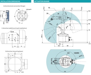 Robot industriel 6 axes Sooyee SYB0503A avec moteur servo-électrique, charge utile de 3 kg, portée de 574 mm, pour manutention de bureau et enseignement - Product Image 4