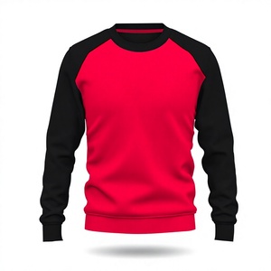 Sudadera de Punto Transpirable Antiarrugas de Alta Calidad para Hombre, 100% Algodón French Terry 280 GSM, Diseño Raglán - Product Image 1