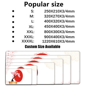 Tùy Chỉnh Hoa Anh Đào In Mịn Cao Su Chuột Chơi Game Pad Lớn Không Thấm Nước Bàn Mat <span class=keywords><strong>V</strong></span>ới Khâu Cạnh - Product Image 6