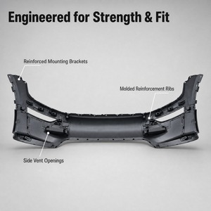 Cache de pare-chocs avant pour Tesla Model Y Juniper 2025 2026 en plastique ABS, kit de remplacement non peint, vente en gros usine - Product Image 2