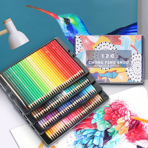 Bview Art 120 crayons <span class=keywords><strong>de</strong></span> <span class=keywords><strong>couleur</strong></span> aquarelle assortis <span class=keywords><strong>de</strong></span> nuances lumineuses pour mélanger les techniques <span class=keywords><strong>de</strong></span> superposition et d'aquarelle - Product Image 3