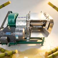 Best verkochte industriële grote automatische fruit- en groente-suikerrietpers van roestvrij staal, 5,5 kW, 380 V, voor restaurantgebruik