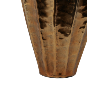 Vaso Moderno in Metallo Scanalato Alto, Decorazione d'Angolo per Soggiorno, Camera da Letto, Ufficio - Product Image 5