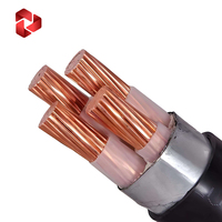 Câble d'alimentation en aluminium isolé XLPE YJV22/YJLV22 10kV avec blindage en ruban d'acier et gaine en PVC 240mm pour utilisation souterraine