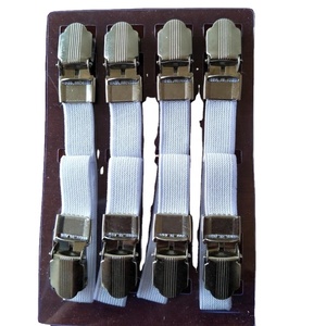 Attaches pour housse de planche à repasser FHP, lot de 4, en <span class=keywords><strong>polyester</strong></span> et fer, design pliable pour literie - Product Image 2