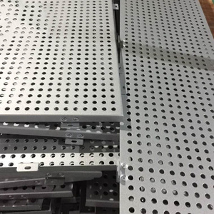 Decoración fachada Exterieur perforado de la hoja de aluminio de Metal de pared <span class=keywords><strong>paneles</strong></span> de revestimiento <span class=keywords><strong>para</strong></span> cortavientos - Product Image 4