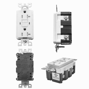 125 מגורים אמריקאי 2 שקע שקע חשמל עמיד למים - Product Image 2