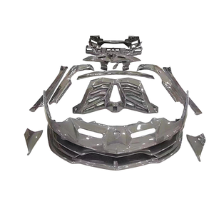 Vente flash, <span class=keywords><strong>prix</strong></span> direct d'usine, pièces de voiture de sport, kit carrosserie en fibre de carbone, lèvre de pare-chocs arrière pour <span class=keywords><strong>Lamborghini</strong></span> Aventador - Product Image 1