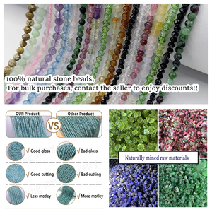 ลูกปัดหินธรรมชาติขนาด2มม. 3มม. สีดำหินอัญมณีทรงหลวมเจียระไนเหลี่ยมเพชรพลอยธรรมชาติสำหรับทำเครื่องประดับ - Product Image 4