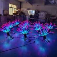 Lumière Fantastique Renard à Neuf Queues, Décoration Lumineuse Paysagère pour Jardin Extérieur et Parc, Lumière de Nuit Avatar Plante Illuminée