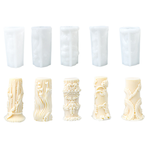 חם למכירה עובש גלילי סיליקון לנרות ארומתרפיה - Product Image 1