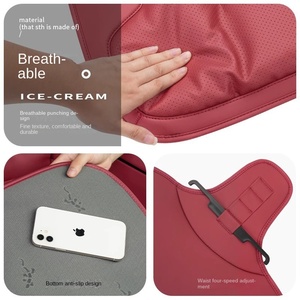 Coussin de siège de voiture en cuir Nappa d'une seule pièce de luxe Advanced Sense à fermeté moyenne Siège universel confortable quatre saisons - Product Image 5