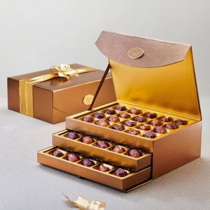 Wholesale Custom Size Recyclable Rigid Recycled Materials Ramadan Mubarak Palm Dates Nut Dried Fruit Eid <strong>Biscuit</strong> Dessert <strong>Gift</strong> - Product Image 4