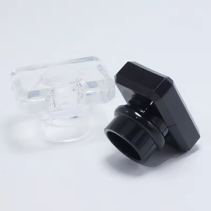 Botella de Perfume Vacía de Lujo Personalizada, Transparente, Negra, de 30ml, 50ml, 100ml, con Pulverizador y Bomba - Product Image 3