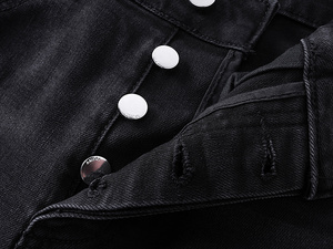 Jeans di Alta Qualità Marca Amiry, <span class=keywords><strong>Pantaloni</strong></span> da <span class=keywords><strong>Uomo</strong></span> di Lusso Y2K Hip Hop Streetwear Elasticizzati Effetto Strappato Autunno Inverno - Product Image 2